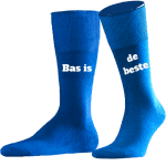 Blauwe Sokken Laten Bedrukken